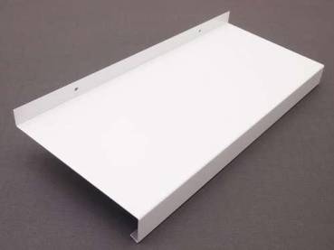 Alu Abschluss ohne Putzkante Aluminium Fensterbank 225-360 mm Weiß RAL9016 inkl Alu Abschluss ohne Putzkante Aluminium Fensterbank 225-360 mm Weiß RAL9016 inkl