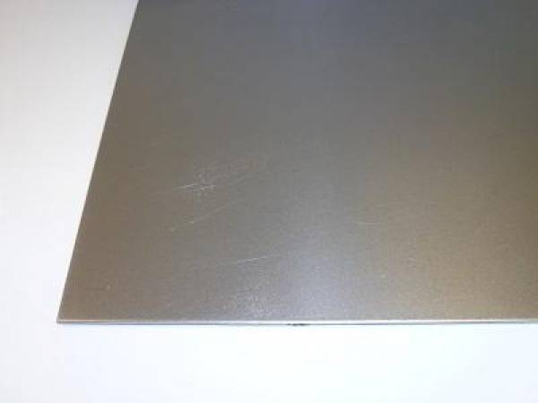 Stahlblech schwarz 1,0 mm stark (1,75 EUR / Stück)