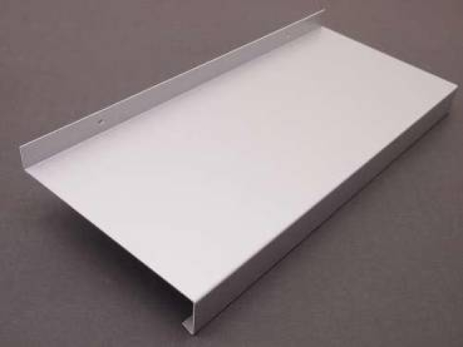 Aluminium Fensterbank Zuschnitt auf Ma/ß Fensterbrett Ausladung 110 mm wei/ß dunkelbronze anthrazit silber